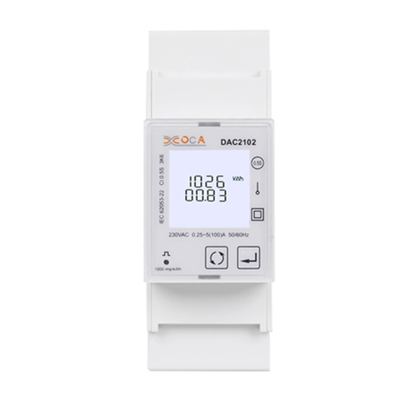 DAC2102C รีเลย์ SINGLE PHASE Multi-Function Modbus การสื่อสาร 2T ฟังก์ชั่น,บ้าน/อุตสาหกรรม DIN Rail ไฟฟ้าเมตร