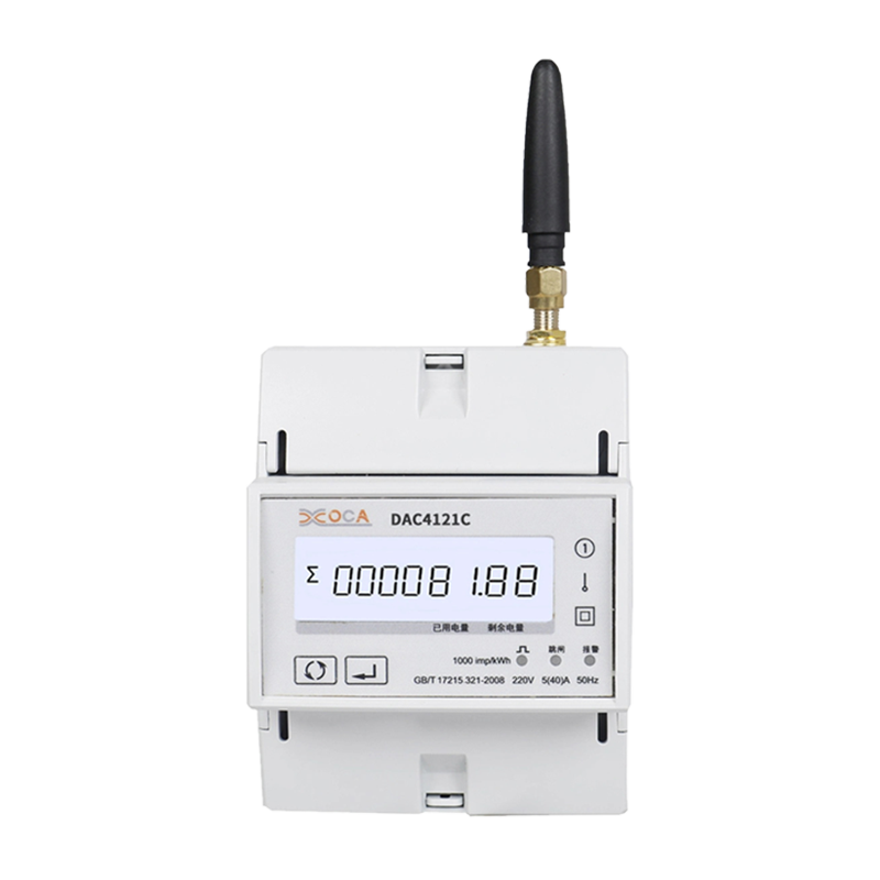 Dac4121C มิเตอร์วัดพลังงาน Modbus ไร้สายแบบราง DIN AC เฟสเดียว