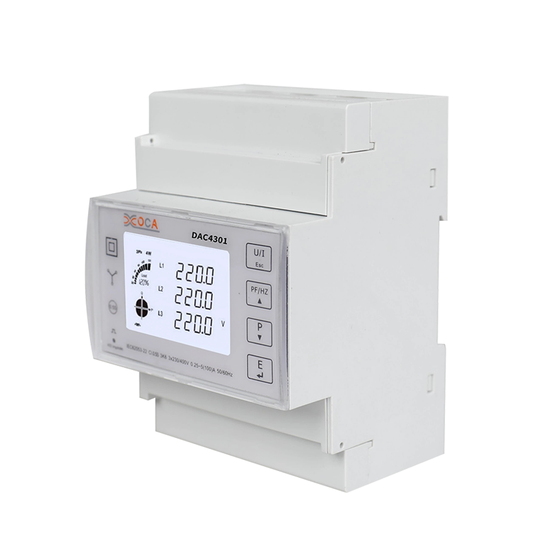 Dac4301 มิเตอร์ไฟฟ้าอัจฉริยะ 3 เฟส Modbus เทคโนโลยีใหม่