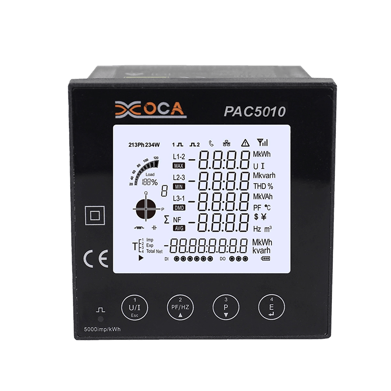 PAC5010 แผง AC RS485 Modbus เครื่องวัดพลังงานไฟฟ้าดิจิตอล Power Meter