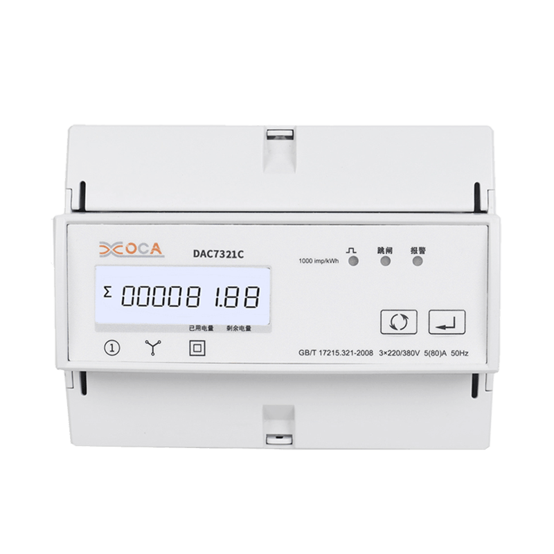 Dac7321c มิเตอร์ไฟฟ้าอัจฉริยะ Modbus รีโมทคอนโทรล 3 เฟส