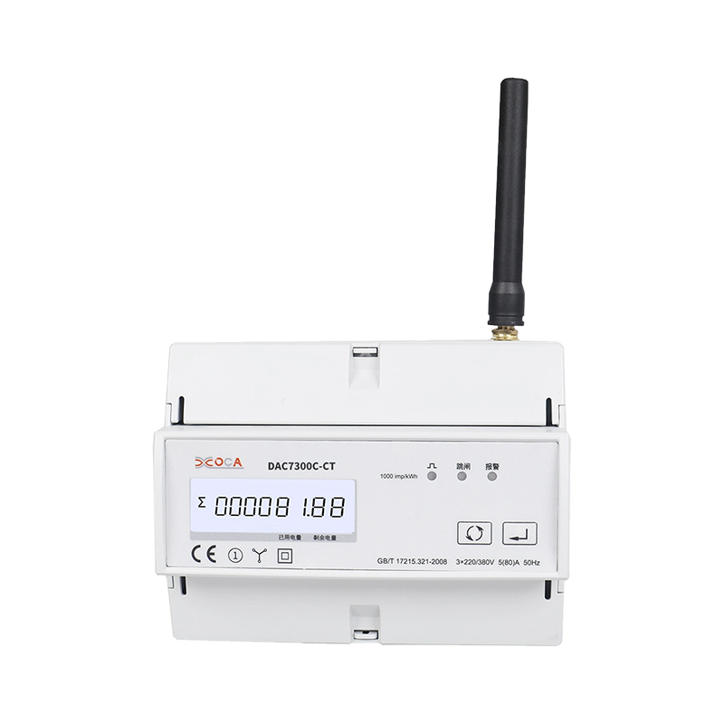 DAC7300C-CT เครื่องวัดพลังงานไฟฟ้าแบบราง DIN 3 เฟส Modbus อัจฉริยะ