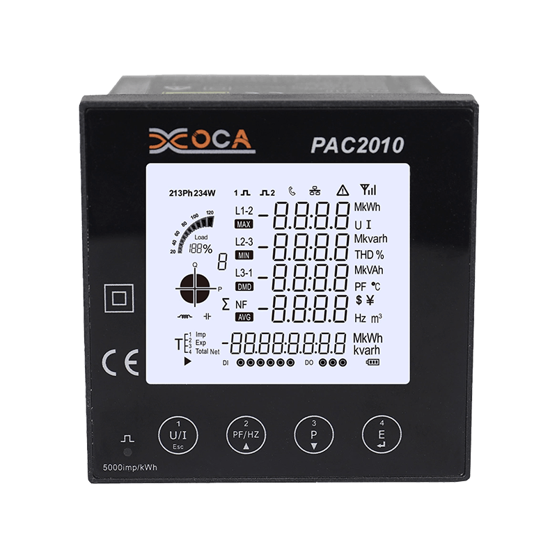 PAC5010 มัลติมิเตอร์แผง LCD Smart Modbus มัลติมิเตอร์